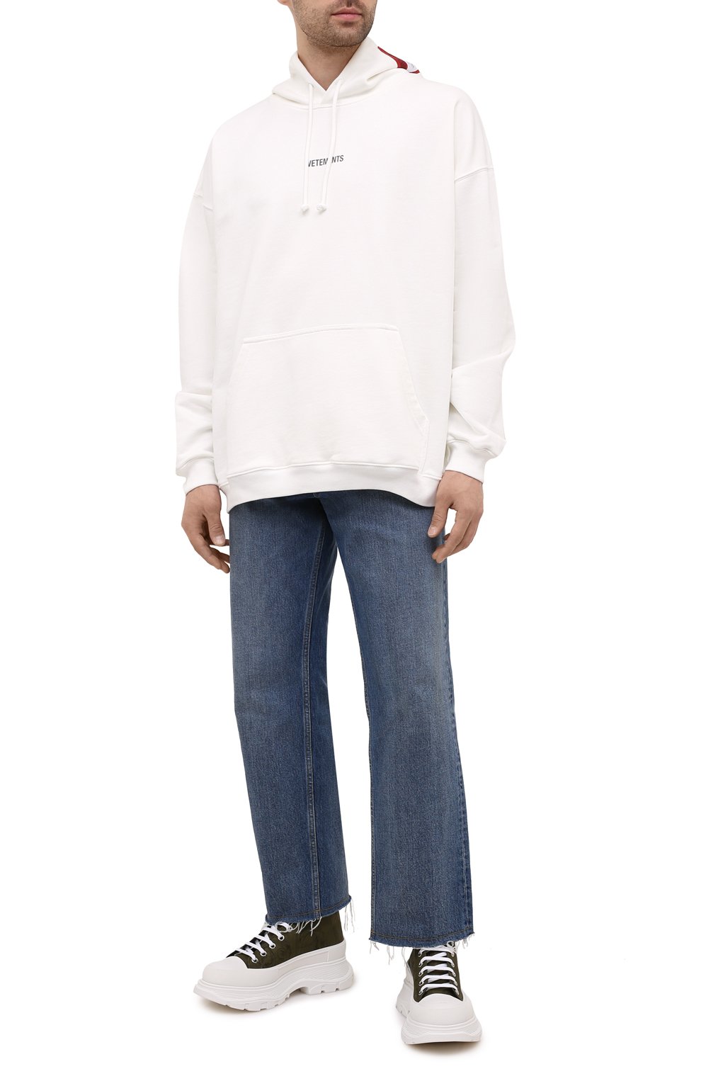 Текстильные ботинки tread slick ALEXANDER MCQUEEN, арт. 662678/W4QQ1, фото 2