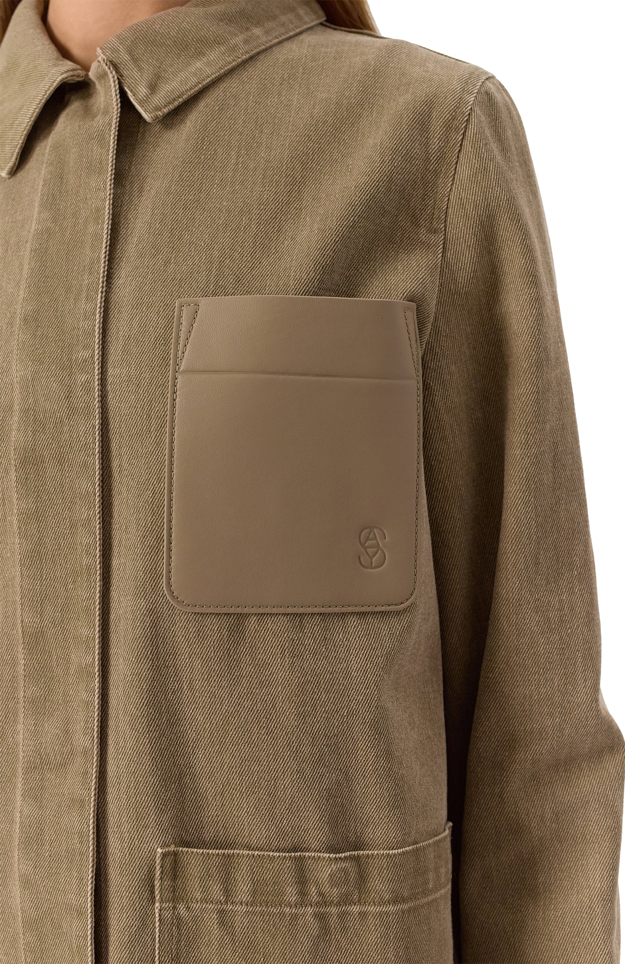 Джинсовая куртка YVES SALOMON, арт. 24EFV02369B06W/A8166, фото 5