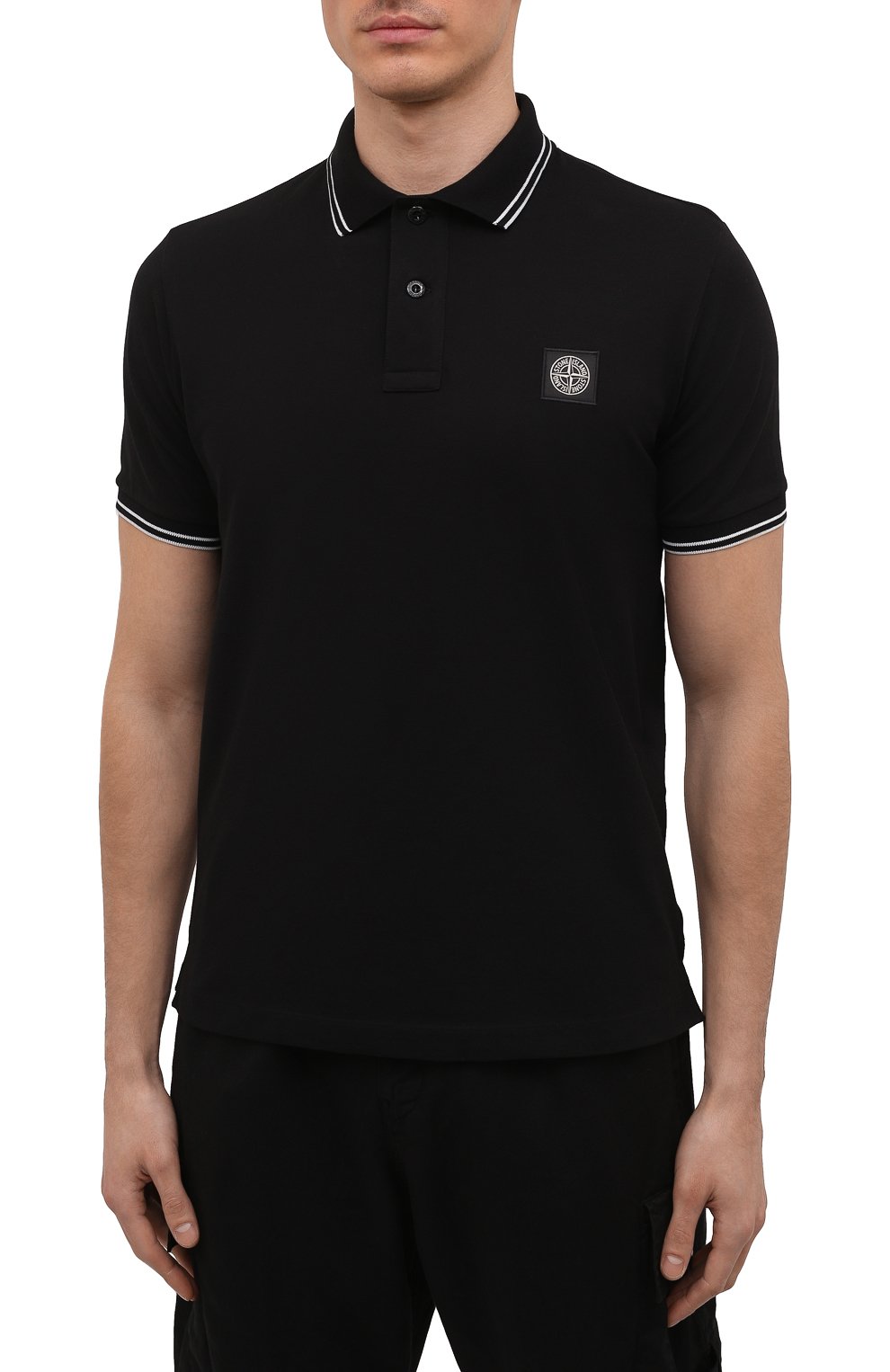 Хлопковое поло STONE ISLAND, арт. 101522S18, фото 3