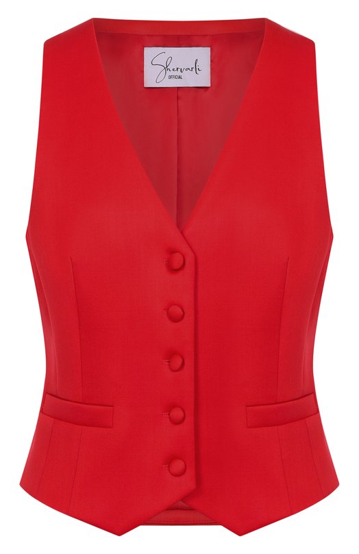 Шерстяной жилет Shervarli VA23-0001 Красный VA23-0001