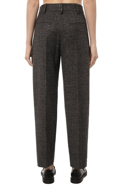 Брюки из шерсти и льна BRUNELLO CUCINELLI, арт. MD560P8488, фото 4
