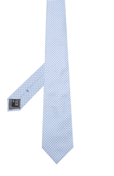 Шелковый галстук с узором GIORGIO ARMANI голубого цвета по цене 16600 руб., арт. 360054/8A917, фото 2 Шелковый галстук с узором GIORGIO ARMANI, арт. 360054/8A917, фото 2