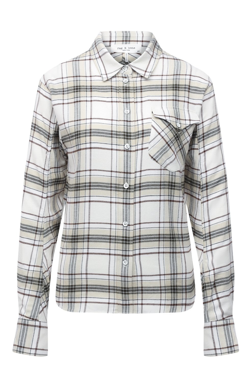Рубашка из вискозы и хлопка RAG AND BONE, арт. WCW21HA005N905, фото 1