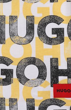 Детская хлопковая футболка HUGO разноцветного цвета, арт. G00336 | Фото 3 (Рукава: Короткие; Драгоценные камни: Проставлено; Материал сплава: Проставлено; Материал внешний: Хлопок; Мальчики Кросс-КТ: Футболка-одежда; Ростовка одежда: 7 лет | 122 см, 9 лет | 134 см, 12 лет | 152 см, 13 - 15 лет | 158 см, 16 лет | 164 см)