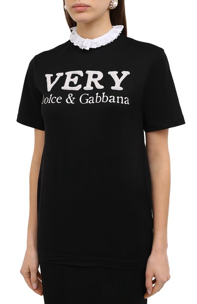 Хлопковая футболка DOLCE & GABBANA, арт. F8M70Z/G7XLR, фото 3