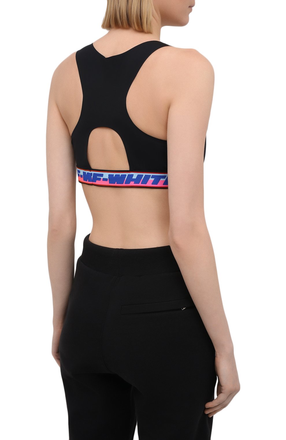 Топ OFF-WHITE черного цвета по цене 25550 руб., арт. 0WV0015R21JER001, фото 4 Топ OFF-WHITE, арт. 0WV0015R21JER001, фото 4