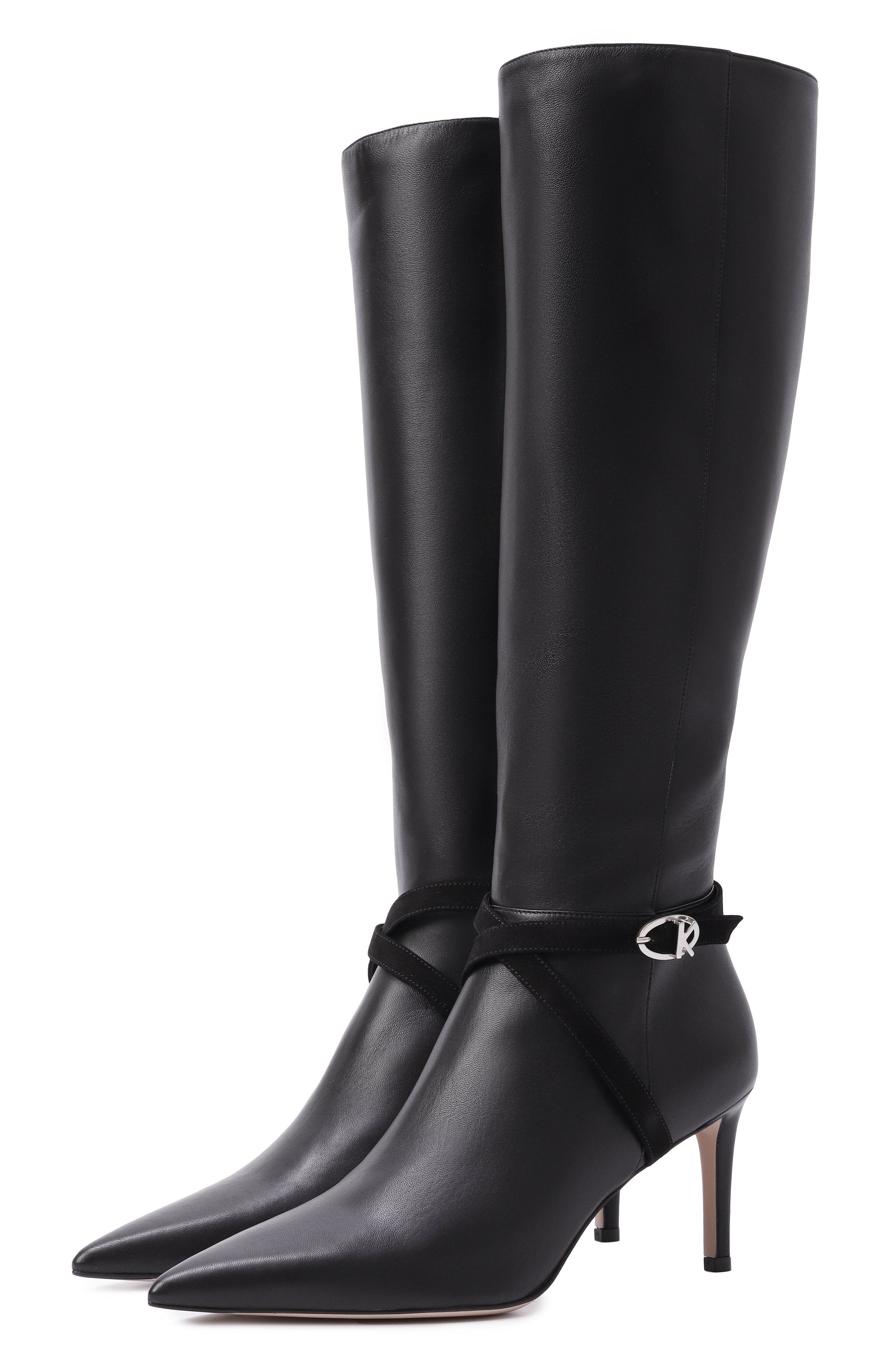 Кожаные сапоги KITON, арт. D60830K0901F11, фото 1