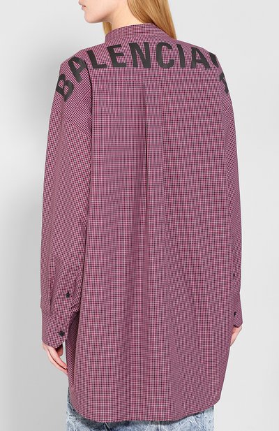 Хлопковая рубашка BALENCIAGA, арт. 520497/TGM30, фото 4