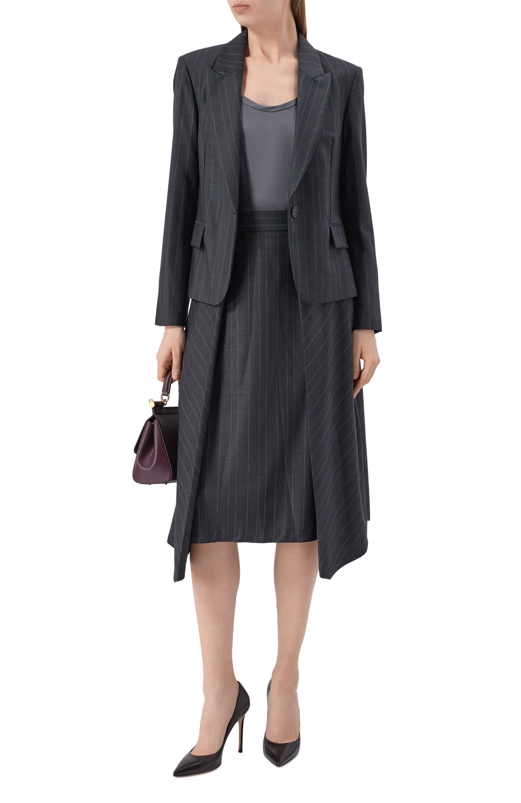 Атласный топ BRUNELLO CUCINELLI, арт. M0C59E0600, фото 2