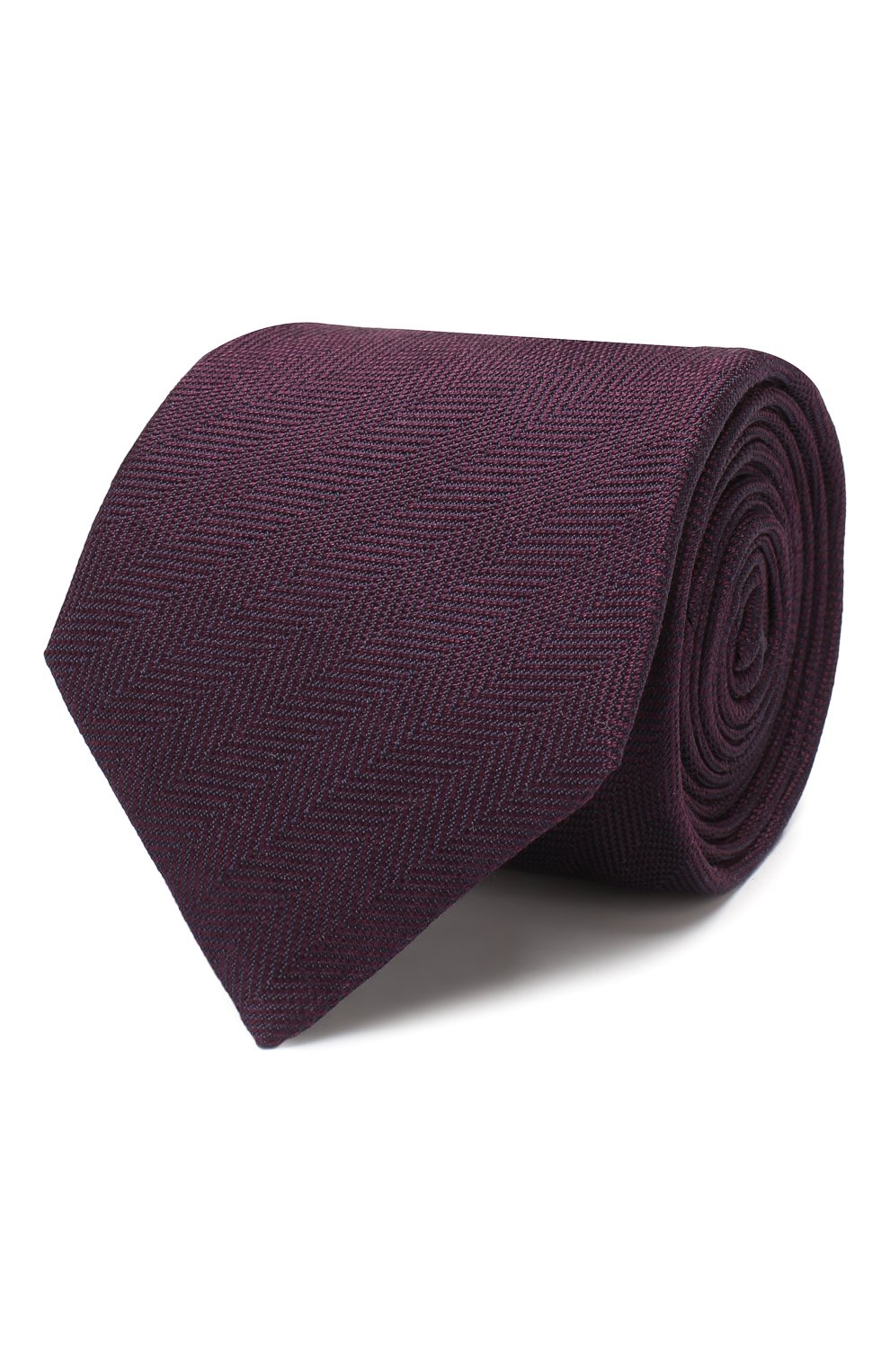 Шелковый галстук CORNELIANI бордового цвета по цене 8995 руб., арт. 84U302-9820307/00, фото 1 Шелковый галстук CORNELIANI, арт. 84U302-9820307/00, фото 1