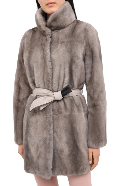 Шуба из �норки LORO PIANA, арт. FAI1864, фото 3