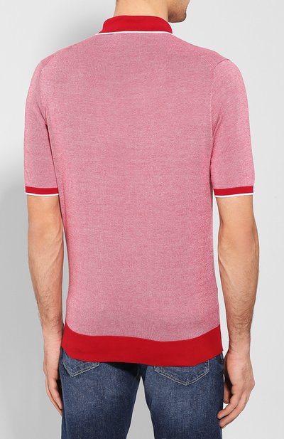 Поло из смеси хлопка и кашемира FIORONI, арт. MK20608C2, фото 4