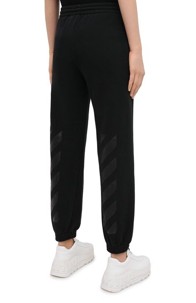 Хлопковые джоггеры OFF-WHITE, арт. 0WCH006R21JER003, фото 4