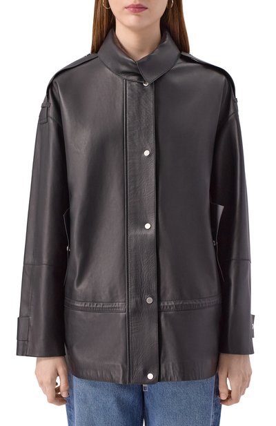 Кожаная куртка BOSS, арт. 50544445, фото 3