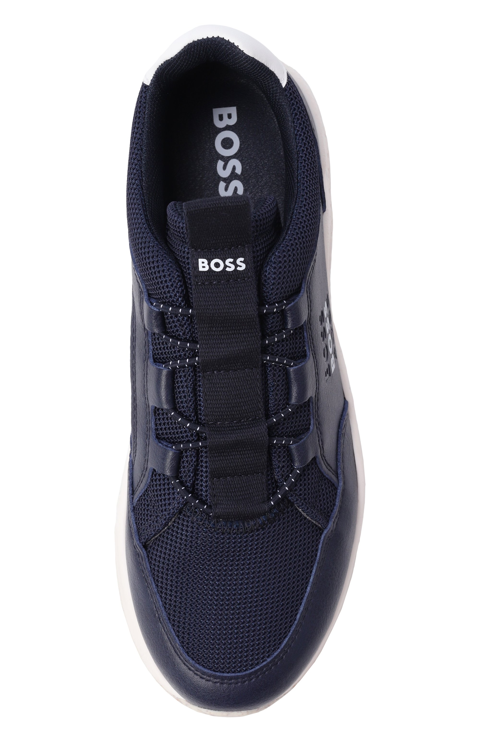 Комбинированные кроссовки BOSS, арт. J52805, фото 4