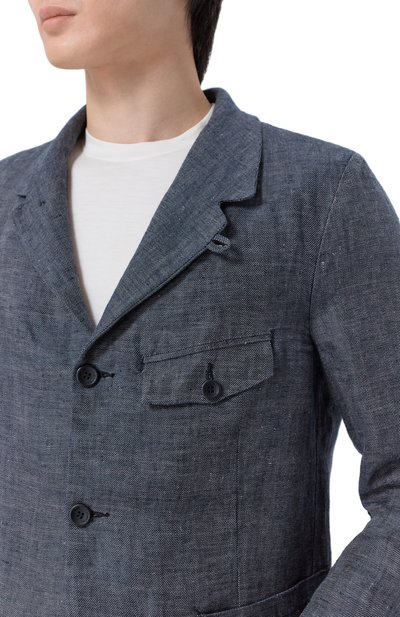 Льняной пиджак HANNES ROETHER, арт. PAR32D0NE.6048, фото 5