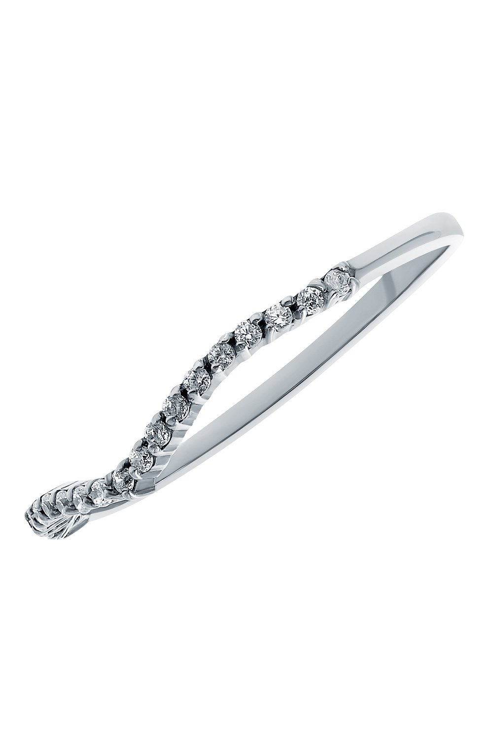 Кольцо-волна с цирконами MOONKA, арт. tr-wr-r, фото 1