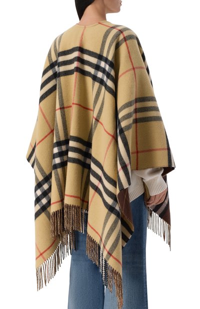 Пончо из кашемира и шерсти BURBERRY, арт. 8118277, фото 4