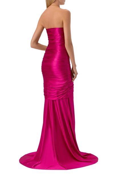 Платье из вискозы BALMAIN, арт. GF1RM370/JK74, фото 3