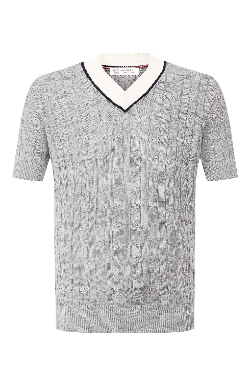 Пуловер с короткими рукавами BRUNELLO CUCINELLI, арт. M2L79032, фото 1