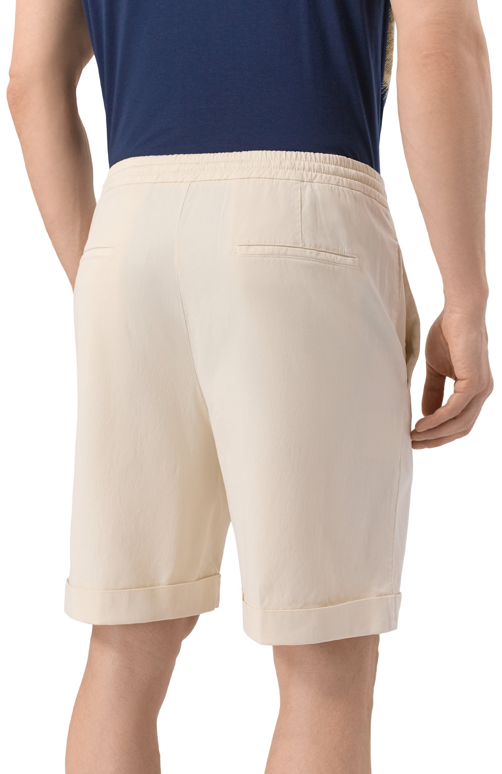 Шорты из лиоцелла и хлопка CANALI, арт. 95606/PT01355, фото 4