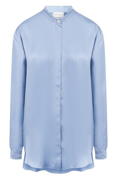 Атласная рубашка FORTE_FORTE, арт. 6540, фото 1