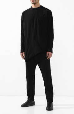 Мужские кожаные кеды HARRYS OF LONDON черного цвета, арт. PURSUIT S0FT MILLED CALF | Фото 2 (Подошва: Плоская; Статус проверки: Проверена категория; Материал внутренний: Натуральная кожа; Материал утеплителя: Без утеплителя; Стили: Классический; �Материал сплава: Проставлено; Драгоценные камни: Проставлено; Материал внешний: Натуральная кожа; Кросс-КТ: Низкие; Автоматизация Diginetica: Не назначено)
