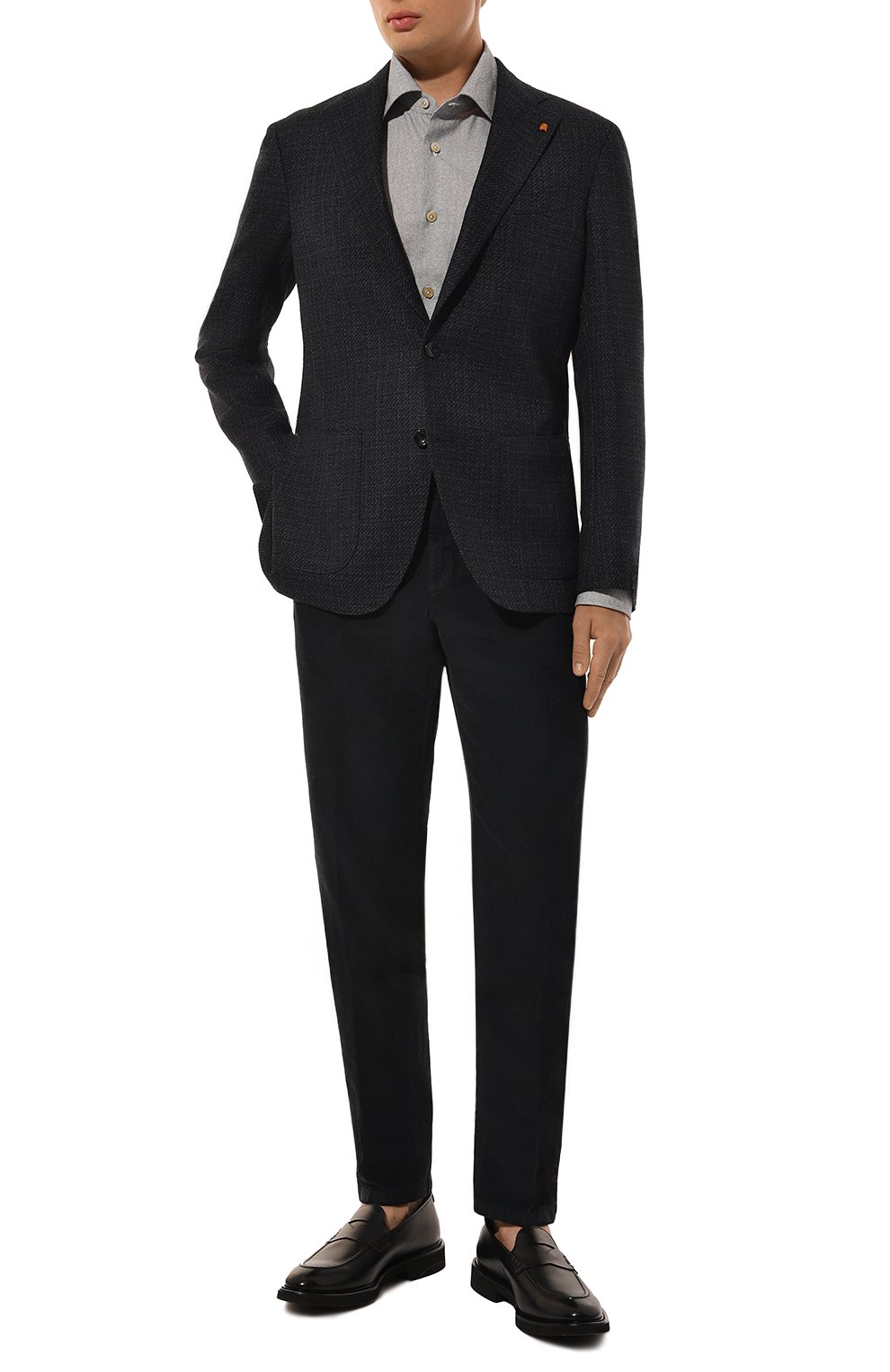 Хлопковая рубашка KITON, арт. UMCNERH0908602, фото 2