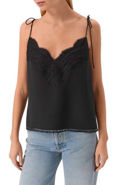 Шелковый топ VALENTINO, арт. 8B3AEBG1/1MM, фото 3