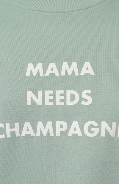 Хлопковый свитшот SEVEN LAB, арт. SW-MNC-G01 mint, фото 5