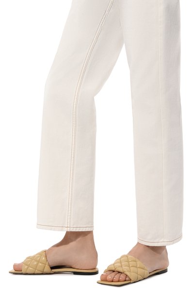 Кожаные шлепанцы padded BOTTEGA VENETA, арт. 627710/VBRR0, фото 3