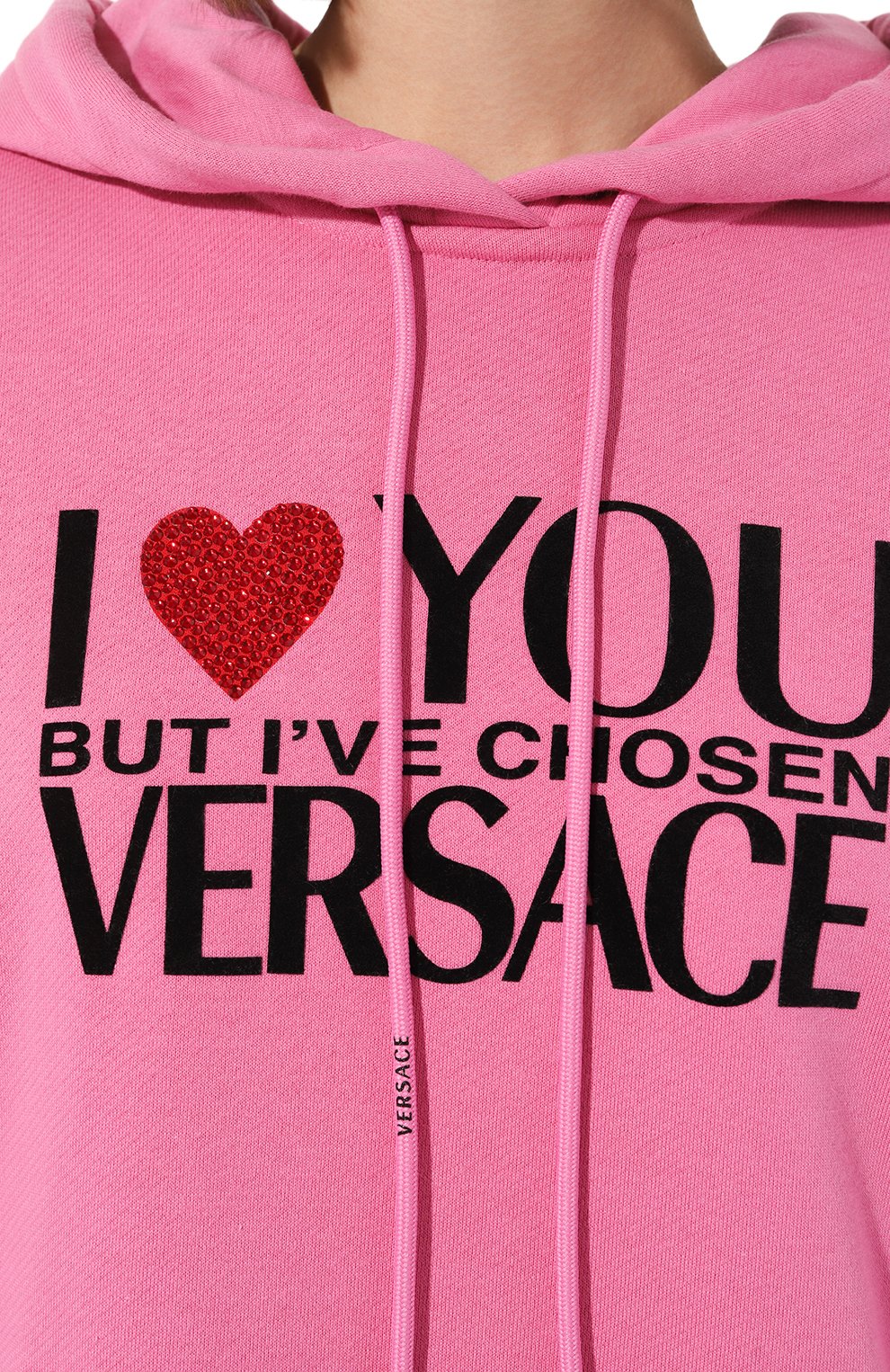 Хлопковое худи VERSACE, арт. 1007267/1A05403, фото 5