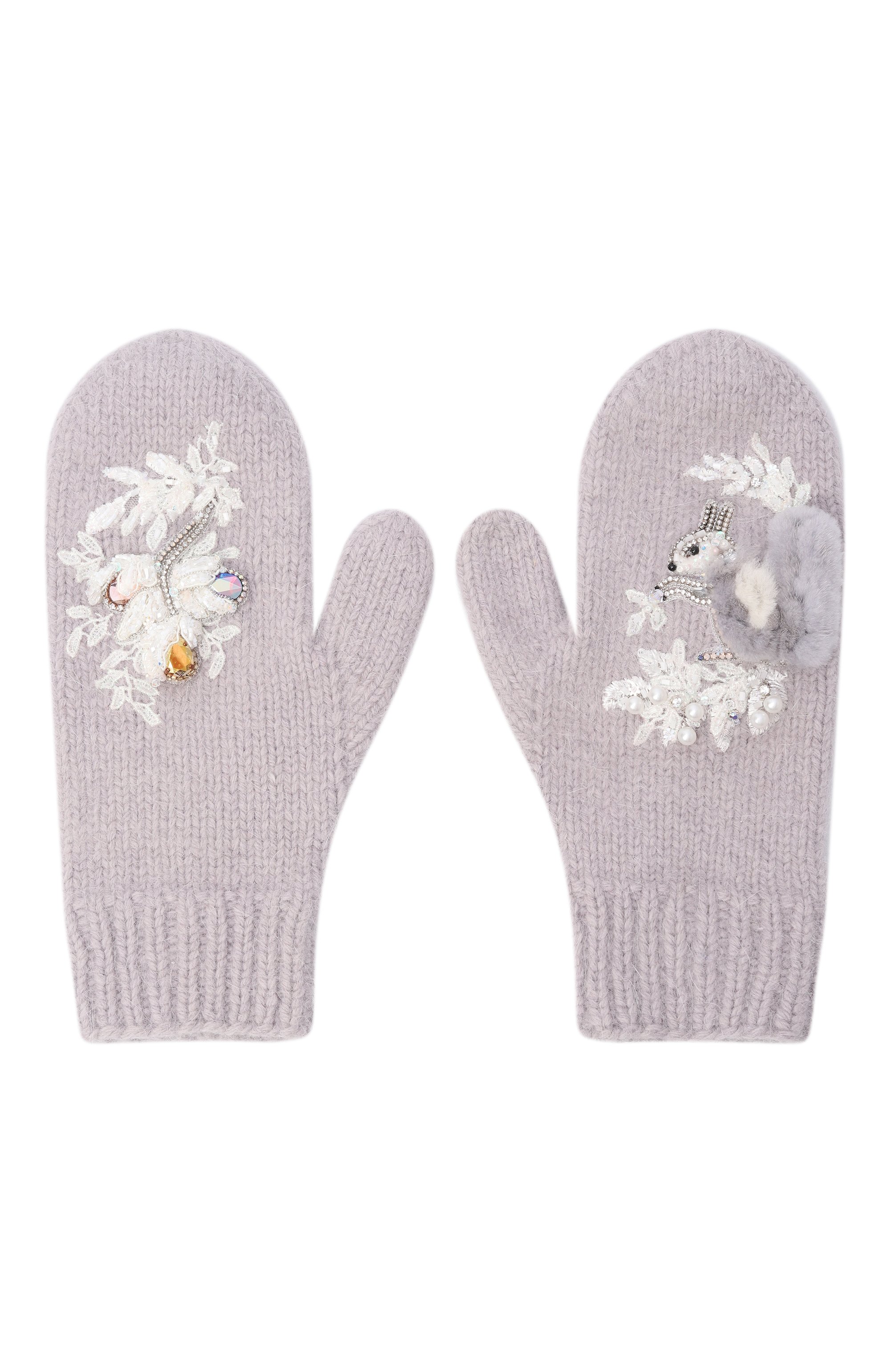 Шерстяные варежки CAROLON, арт. Р-23-ВР-02, фото 3