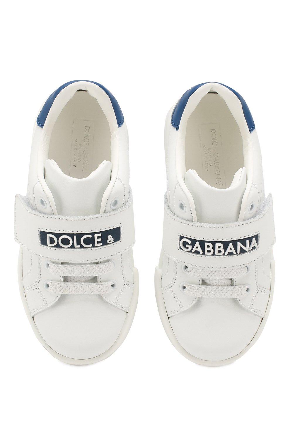 Кожаные кеды DOLCE & GABBANA, арт. DN0122/A3444/19-28, фото 4