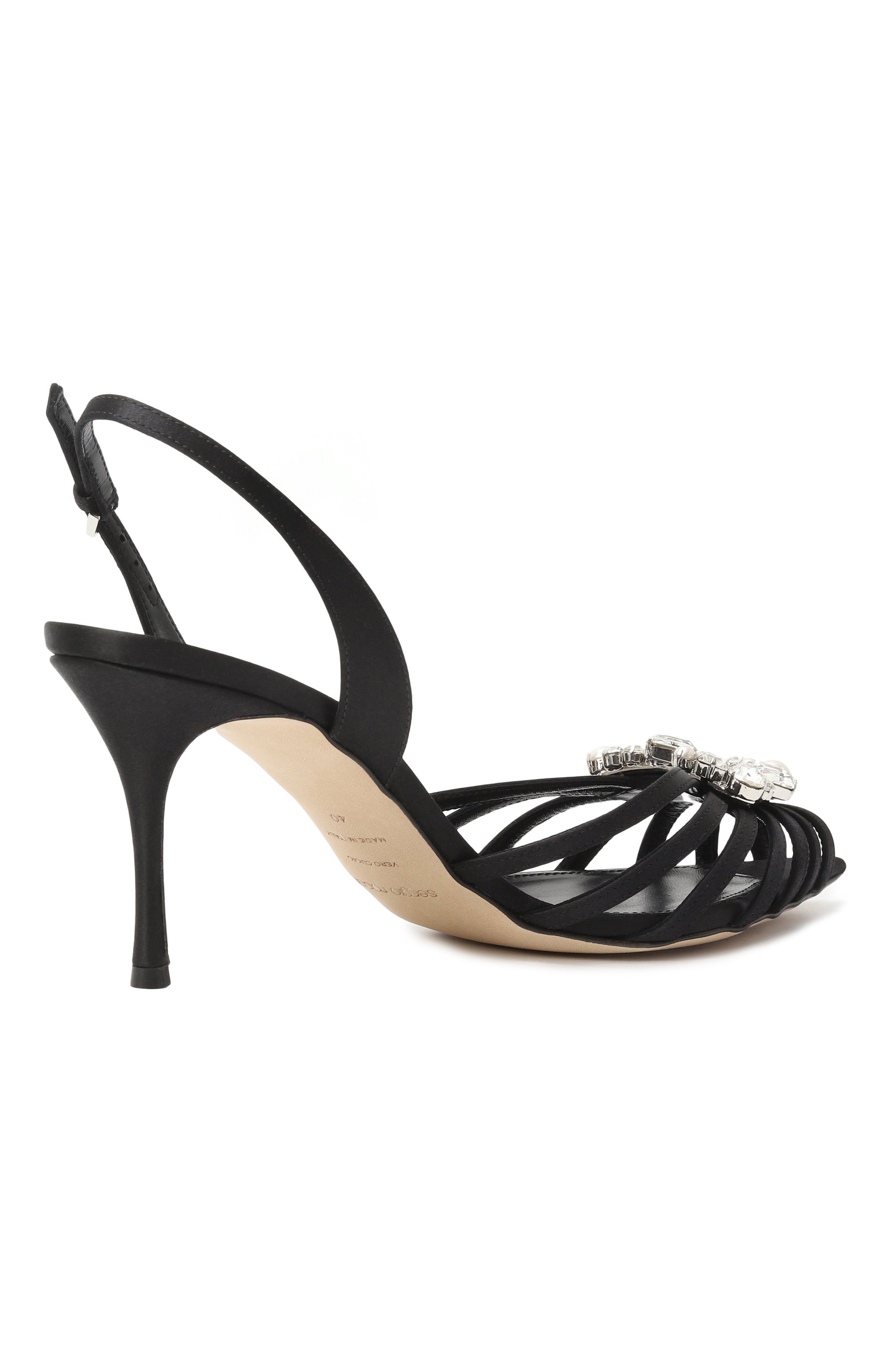 Текстильные босоножки sr godiva precious SERGIO ROSSI, арт. B13110/MTEZ02, фото 5