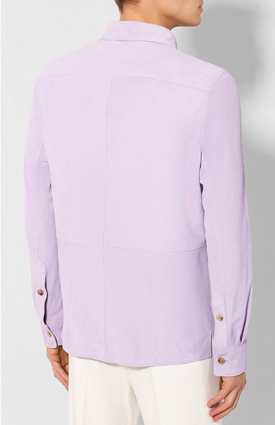 Замшевая рубашка RALPH LAUREN, арт. 790654923, фото 4