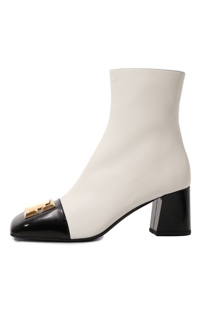 Кожаные ботильоны edna 70 BALMAIN, арт. DN1TE036/LNPV, фото 4