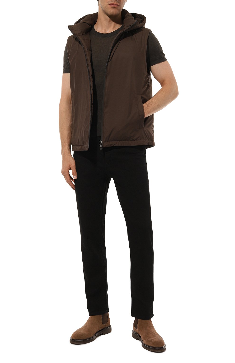 Пуховый жилет YVES SALOMON, арт. 24EHG01468B13W, фото 2