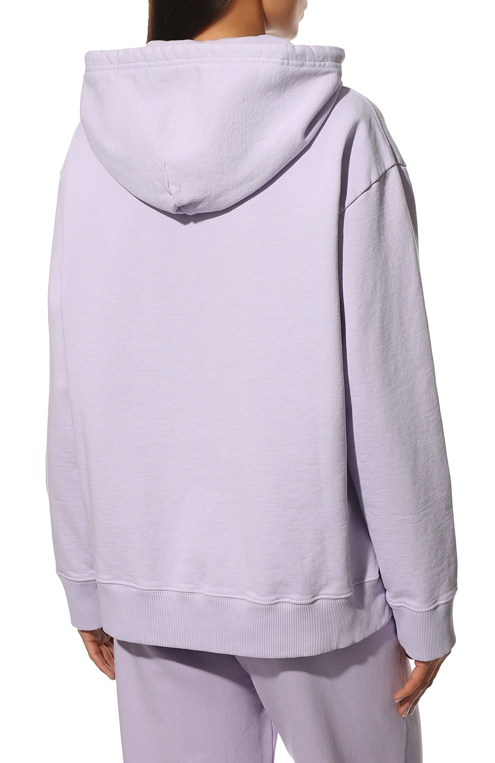 Хлопковое худи MM6 сиреневого цвета по цене 44850 руб., арт. S52GU0161/S25337, фото 4 Хлопковое худи MM6, арт. S52GU0161/S25337, фото 4