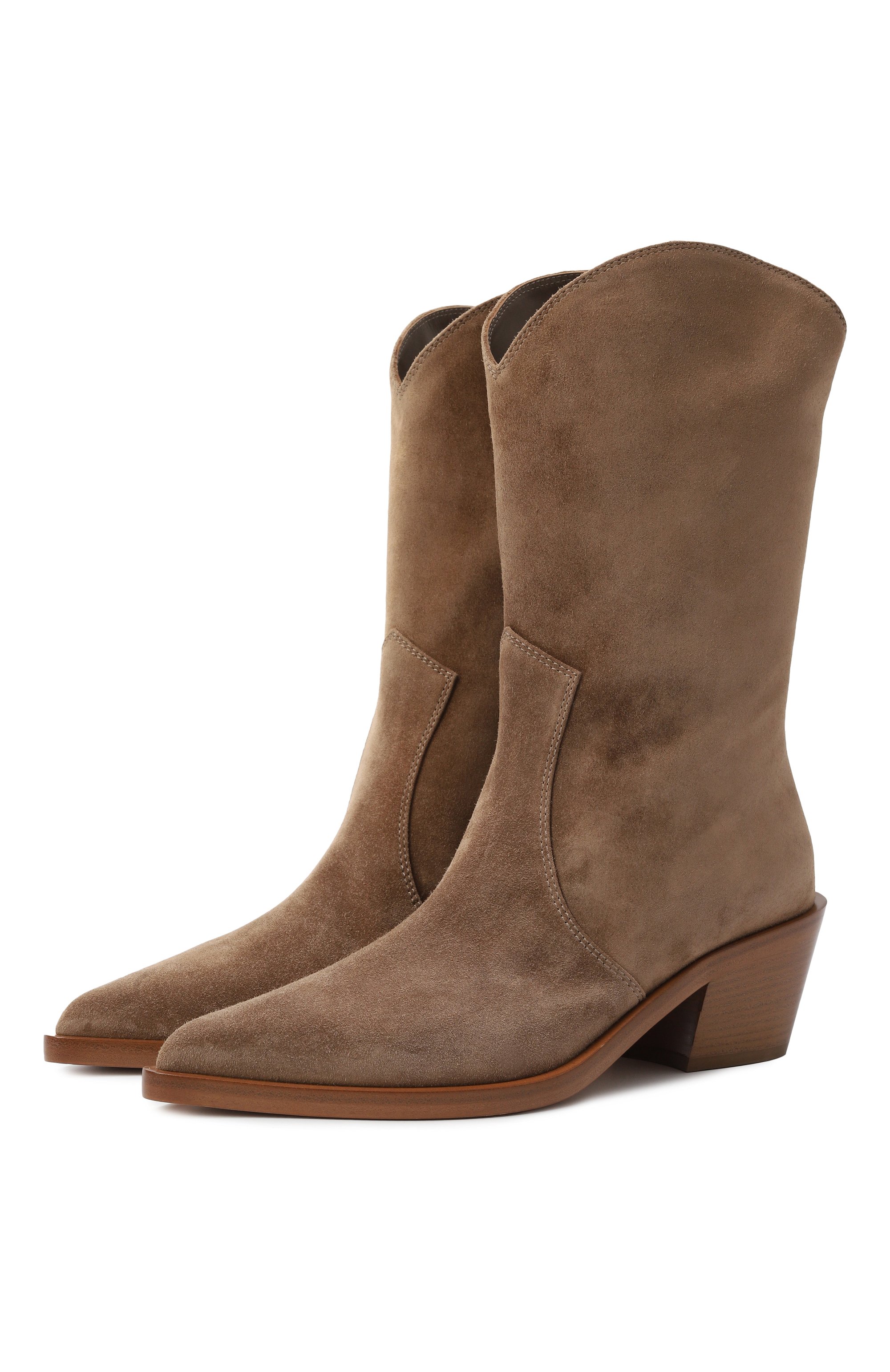 Замшевые казаки waylon 45 GIANVITO ROSSI, арт. G72999.45CU0.CASCAML, фото 1