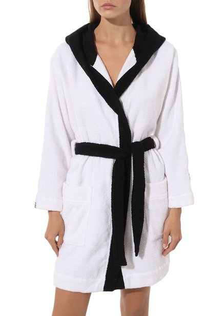 Хлопковый халат MOSCHINO, арт. 232V6/A9603/4307, фото 3