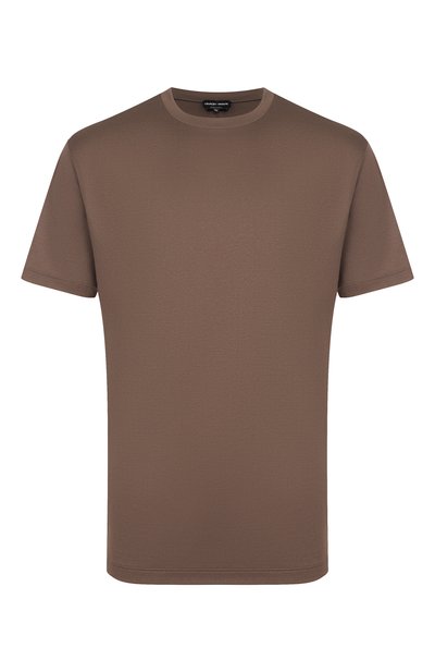 Мужская хлопковая футболка GIORGIO ARMANI, арт. 6LSM90/SJTKZ
