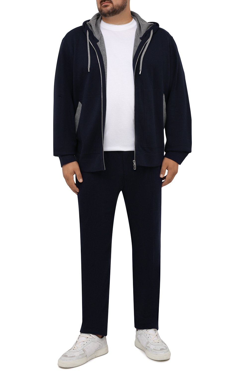 Брюки из хлопка и кашемира CORTIGIANI, арт. 214601/0000/60-70, фото 2