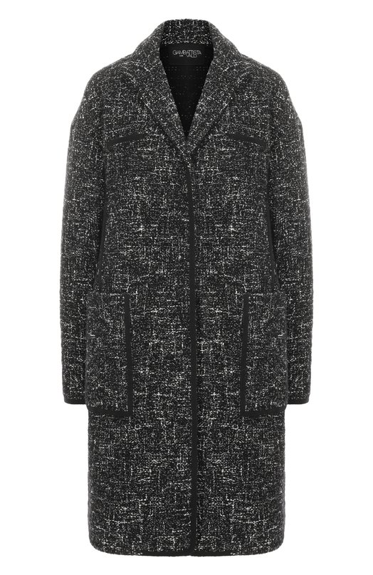 Пальто из шерсти и хлопка Giambattista Valli 25FWPVCA8018/13BIL Чёрно-белый 25FWPVCA8018/13BIL