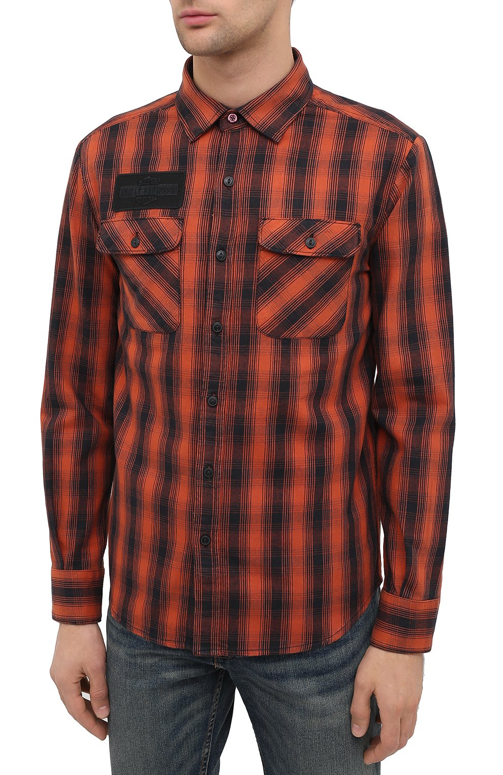 Хлопковая р убашка general motorclothes HARLEY-DAVIDSON, арт. 99010-18VM, фото 3