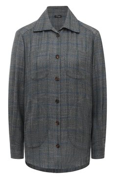 Рубашка из шерсти и вискозы KITON, арт. D50429K0511C, фото 1