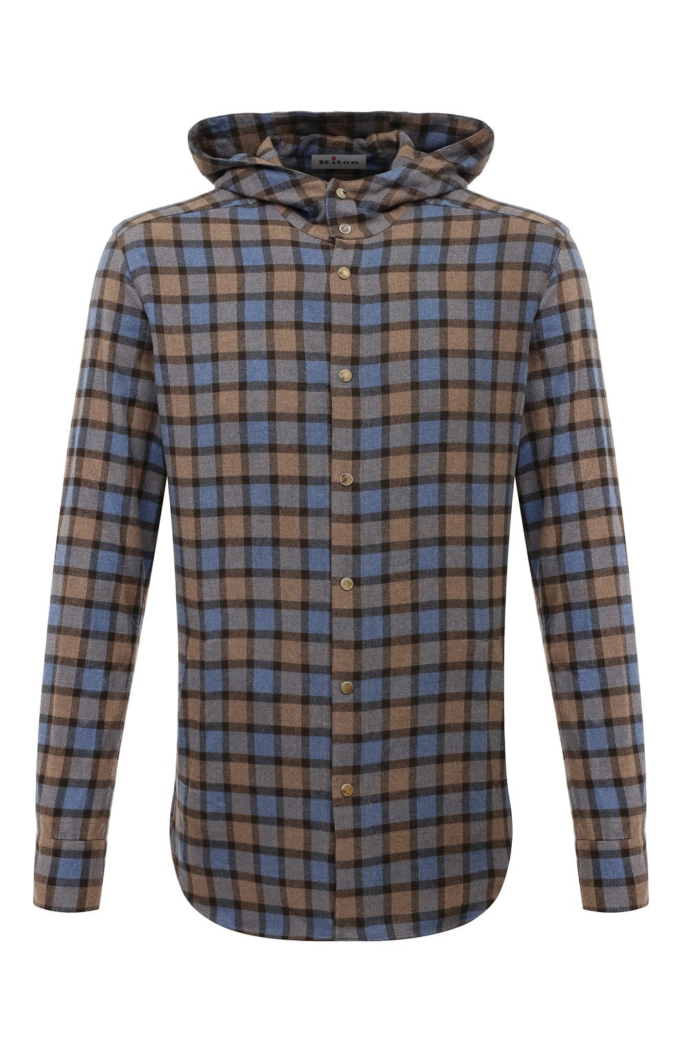 Хлопковая рубашка KITON, арт. UMCMARH0865201, фото 1