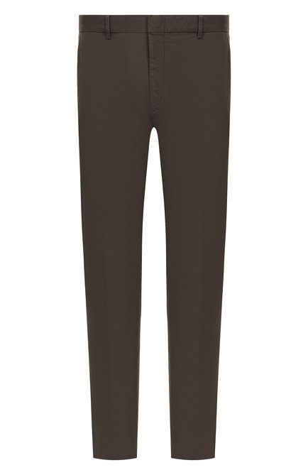 Мужские хлопковые брюки ZEGNA, арт. TR00/UEI17A8/BR0WN