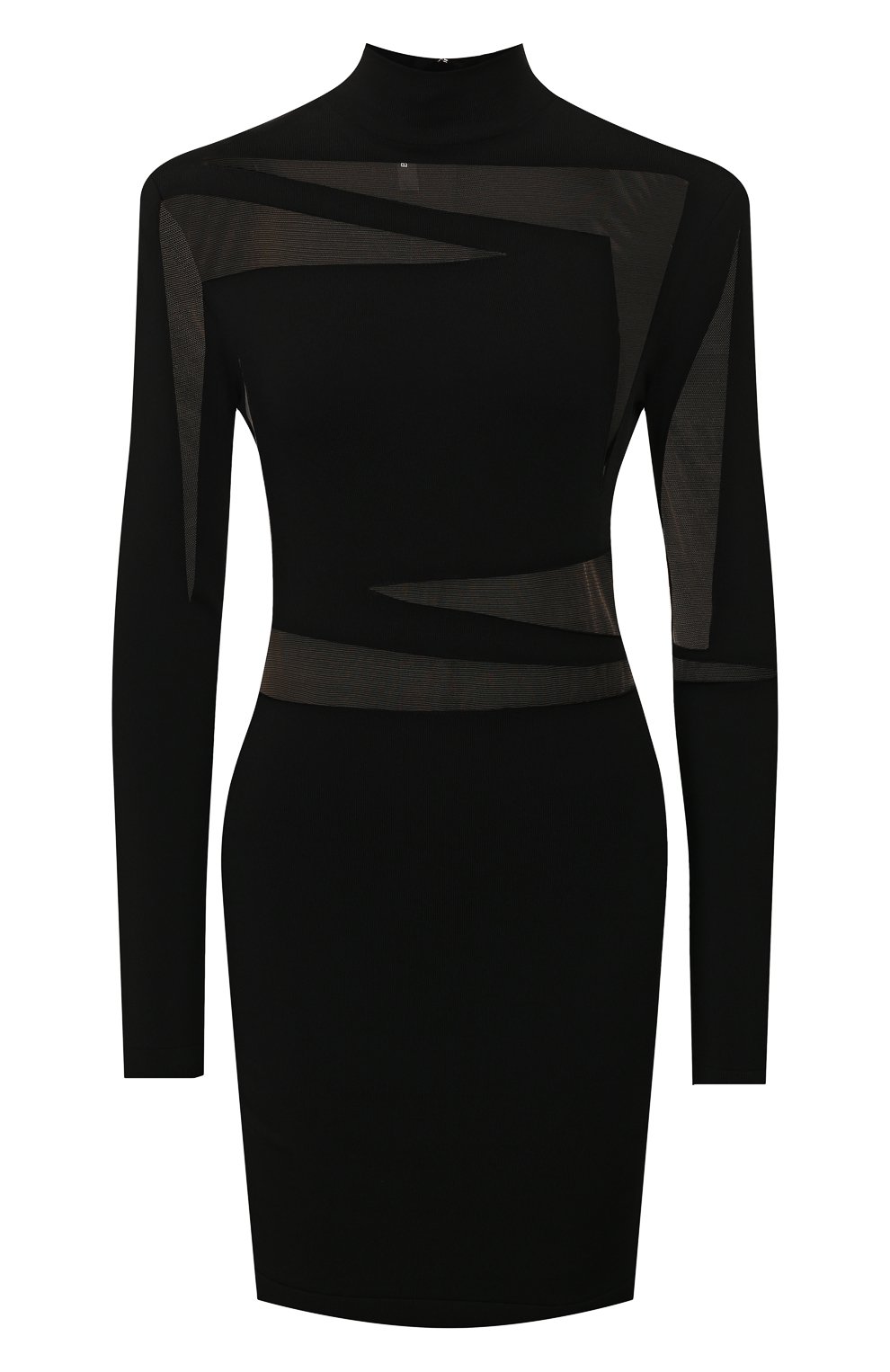 Мини-платье BALMAIN черного цвета по цене 262500 руб., арт. TF06266/K080, фото 1 Мини-платье BALMAIN, арт. TF06266/K080, фото 1