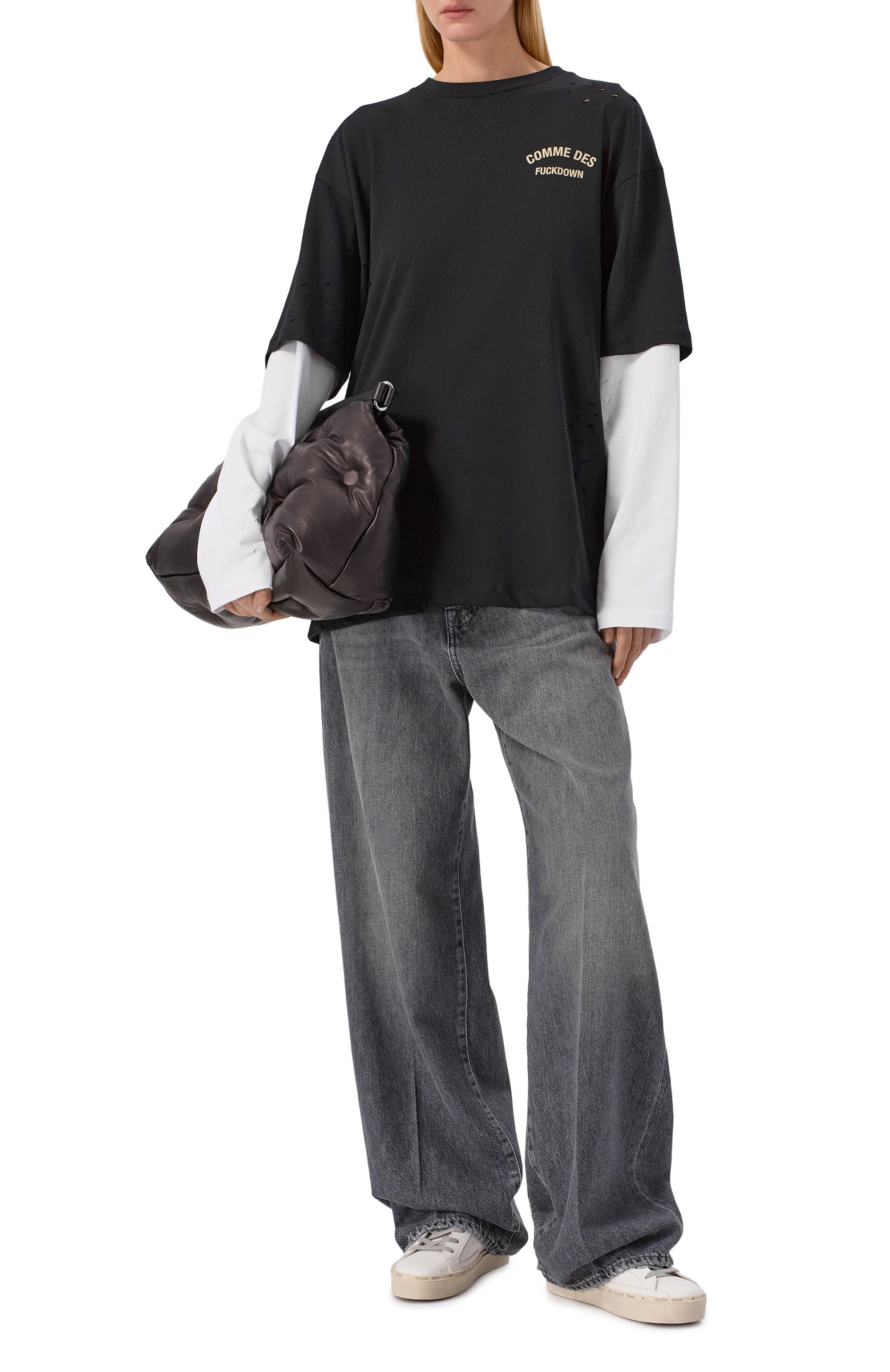 Хлопковый лонгслив COMME DES FUCKDOWN, арт. CFABW01666, фото 2